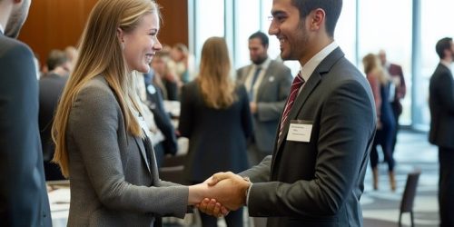Formal German greeting using Sie in professional settings